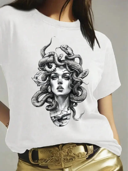 Merel T-shirt Katoen Harajuku Stijl - StudioMarella