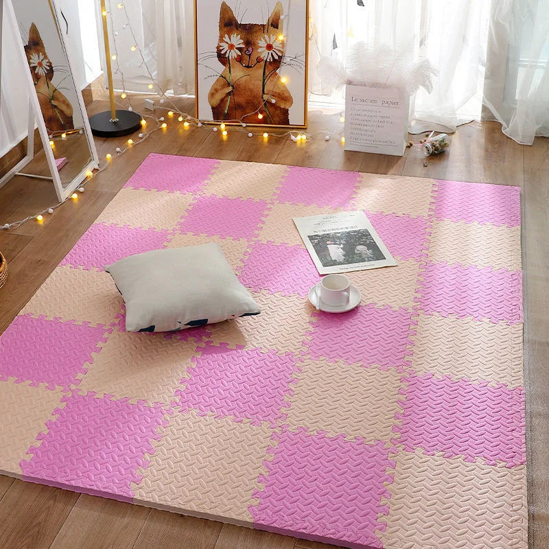 Puzzelmat Baby EVA Foam Vloertegels 30x30cm Antislip Speelmat Kinderen Kruipmat Zachte Speelvloer Babykamer Speelkamer