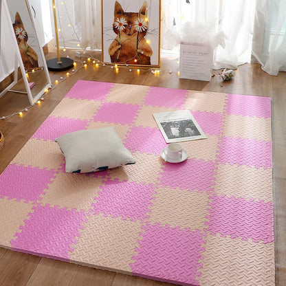 Puzzelmat Baby EVA Foam Vloertegels 30x30cm Antislip Speelmat Kinderen Kruipmat Zachte Speelvloer Babykamer Speelkamer
