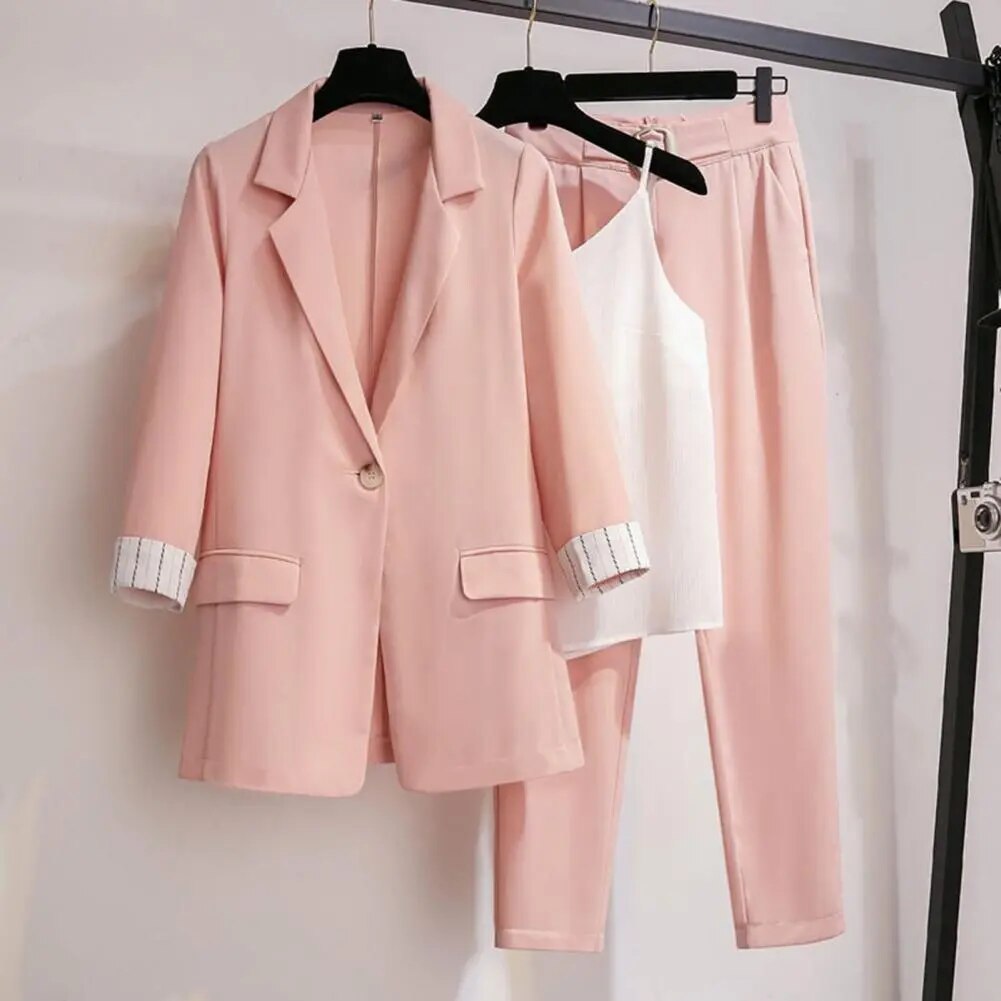 Dames Blazer 3-delig Pak Klassieke Stijl