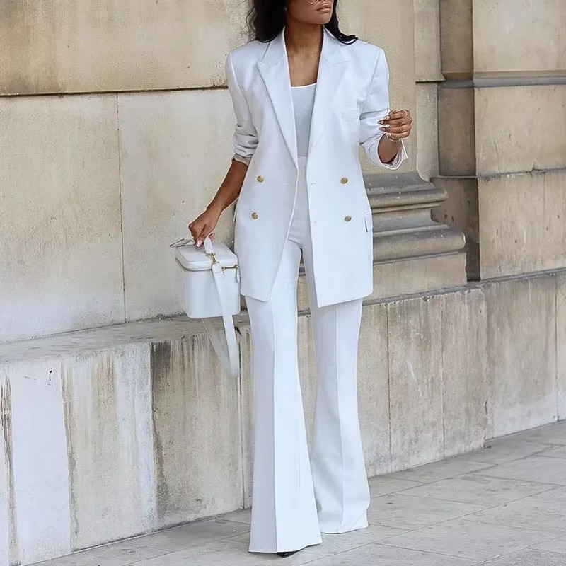 Dames Blazer Set met Broek - Tweedelig Kledingstuk voor Elk Seizoen - StudioMarella