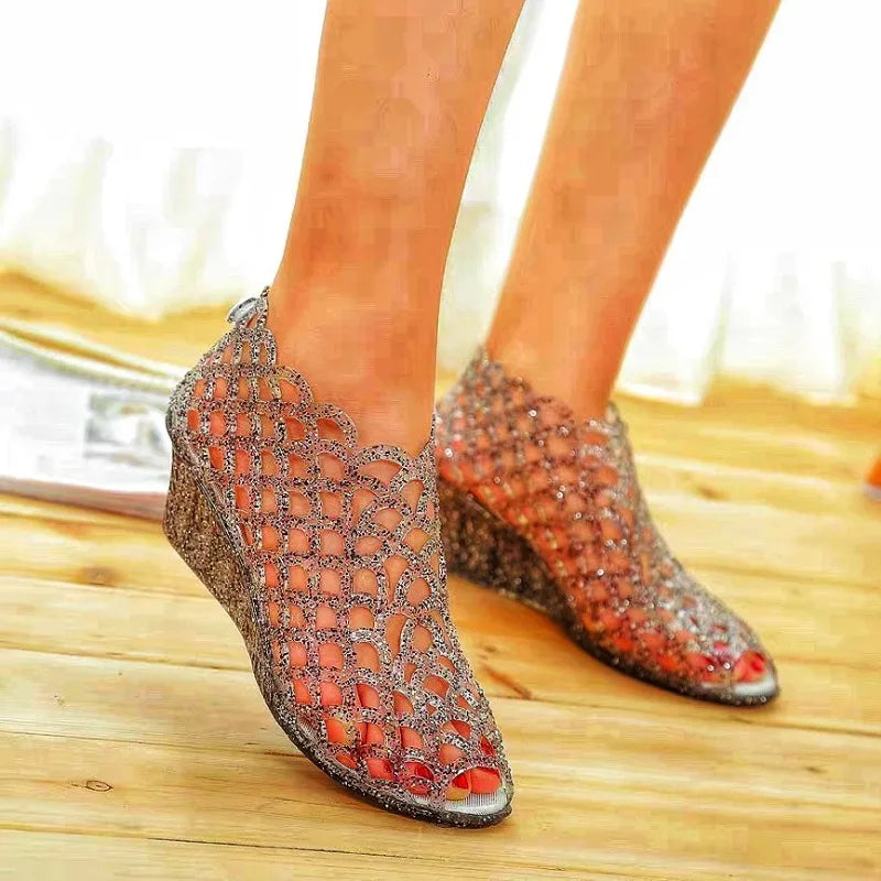 Luxe Wedge Zomersandalen voor Vrouwen
