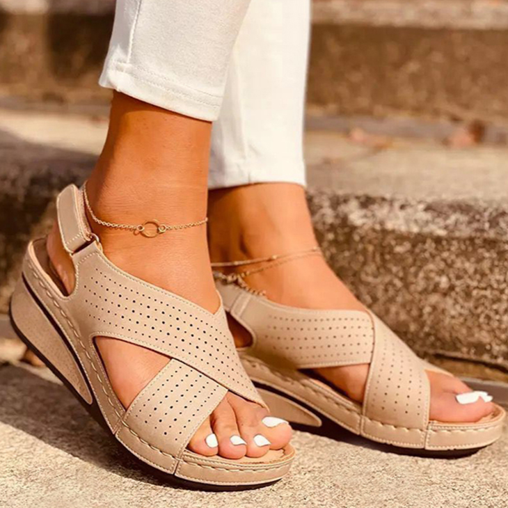 Orthopedische Zomersandalen Dames Comfortabel Breedte
