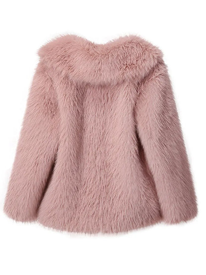 Dames Faux Fur Jas Slank en Stijlvol