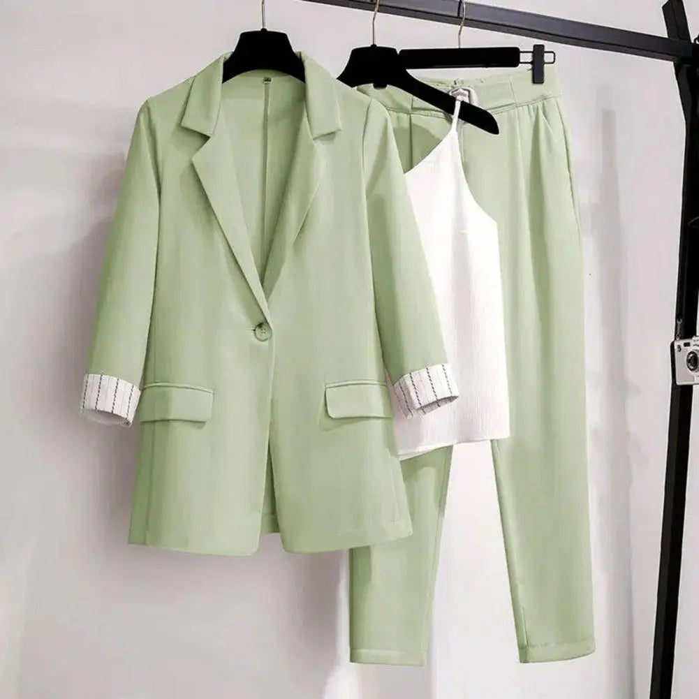 Dames Blazer 3-delig Pak Klassieke Stijl