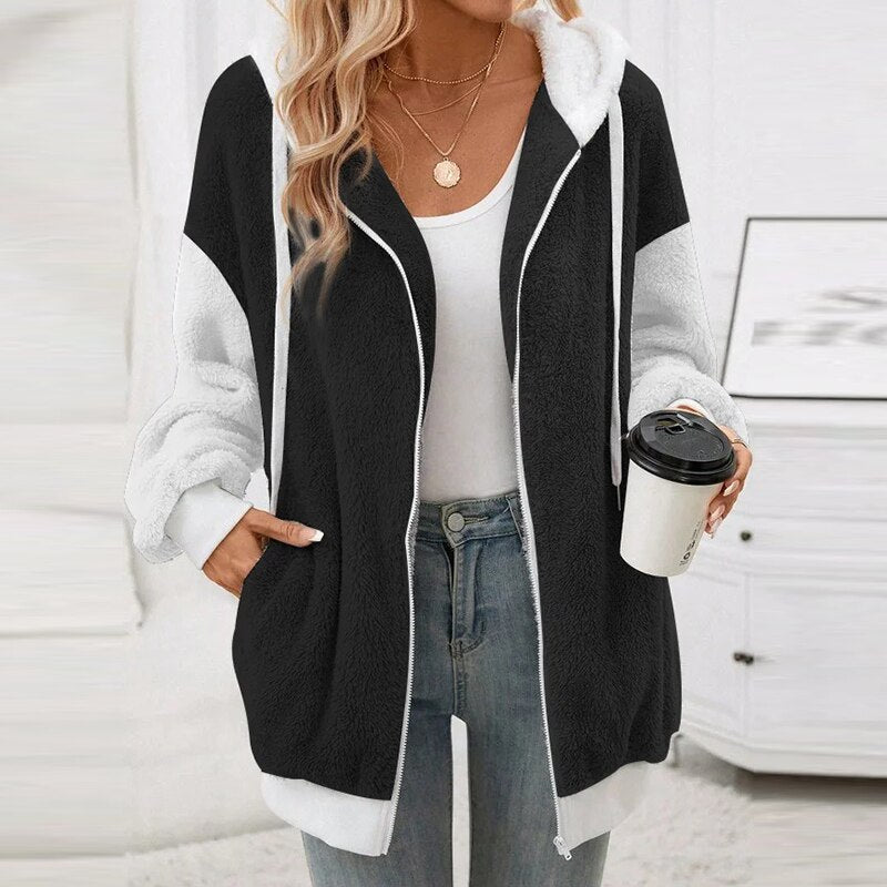 Dames Trui Lange Mouwen Warme Capuchon Trui Comfortabel