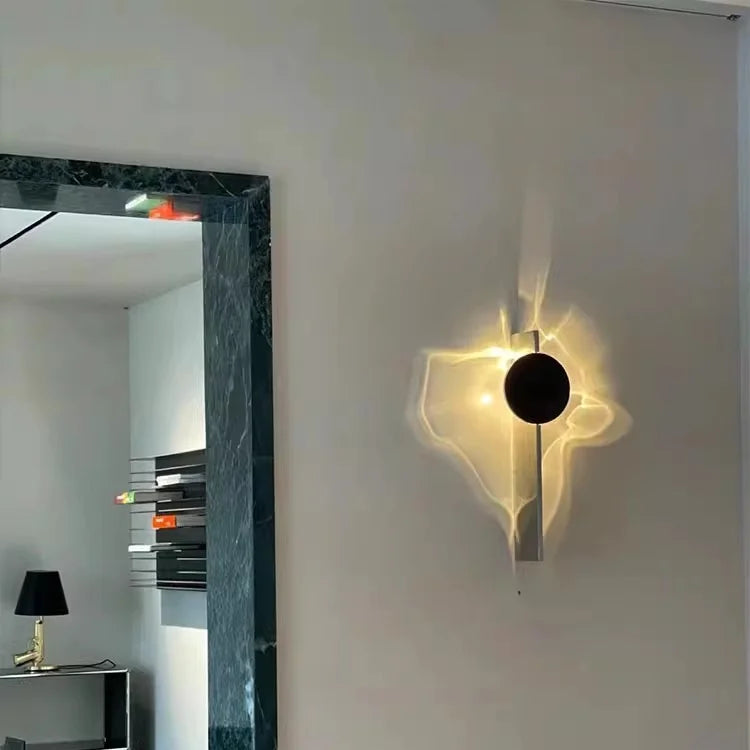 Draaibare Wandlamp met Golvend Design – Modern LED Wandverlichting voor Interieur