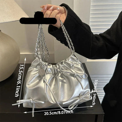Luxe Strik Crossbody Tas voor Dames