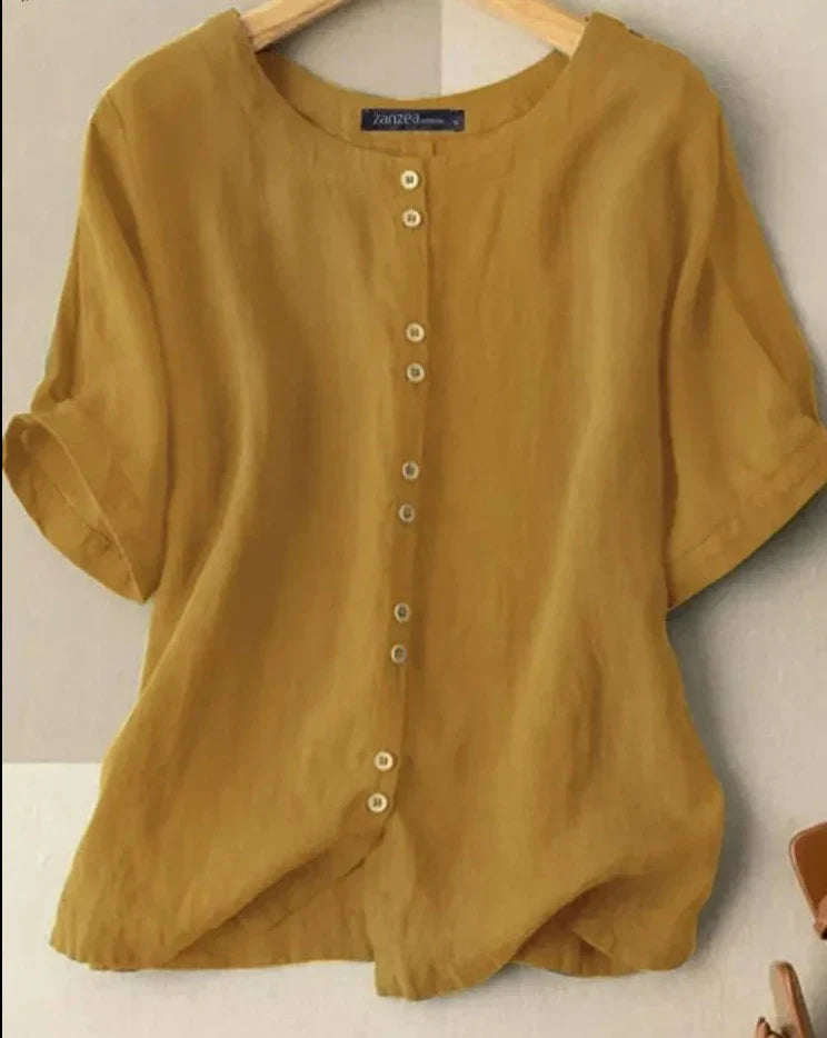 Vrouwelijke Zomerse Tuniek Losse Top Casual Kleding