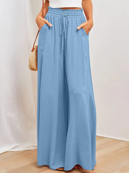 Zomer Broek Lichtgekleurd Comfortabel Strandstijl