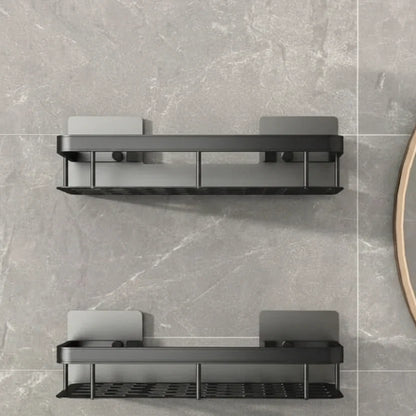 Badkamerplank Zelfklevend Boren ABS RVS Hoekplank Douche Scandinavisch Modern