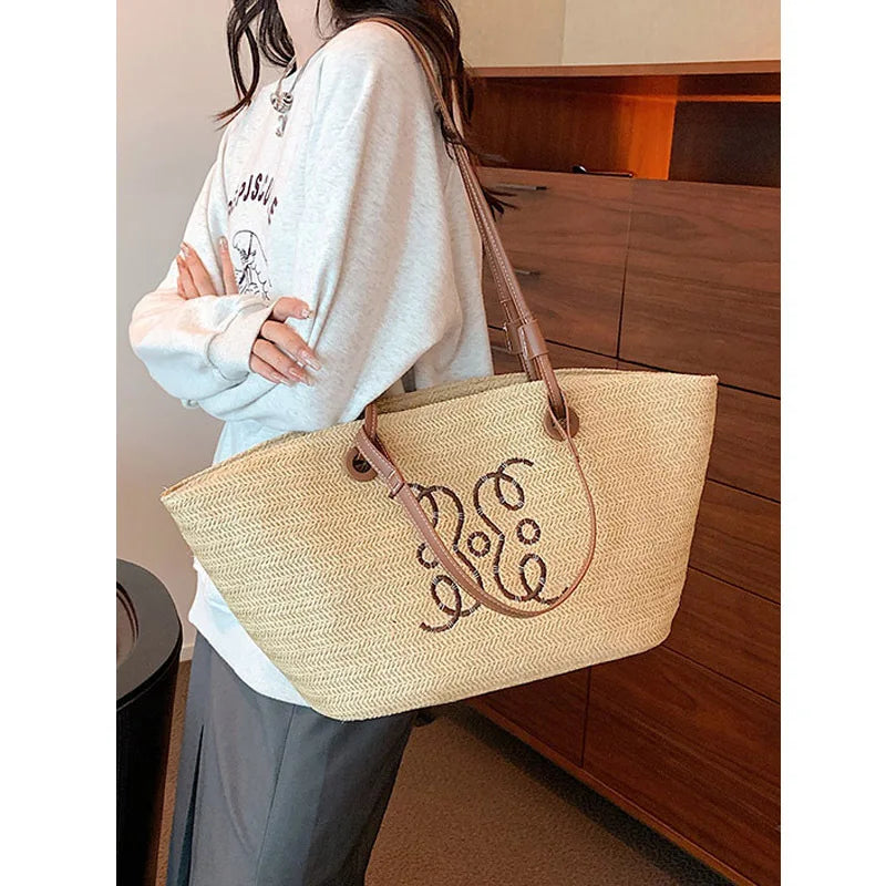 Boho Strandtas Groot Handgemaakt voor Vakantie