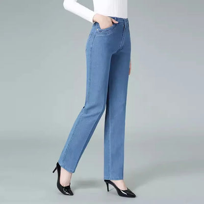 Elegante Borduur Jeans voor Dames
