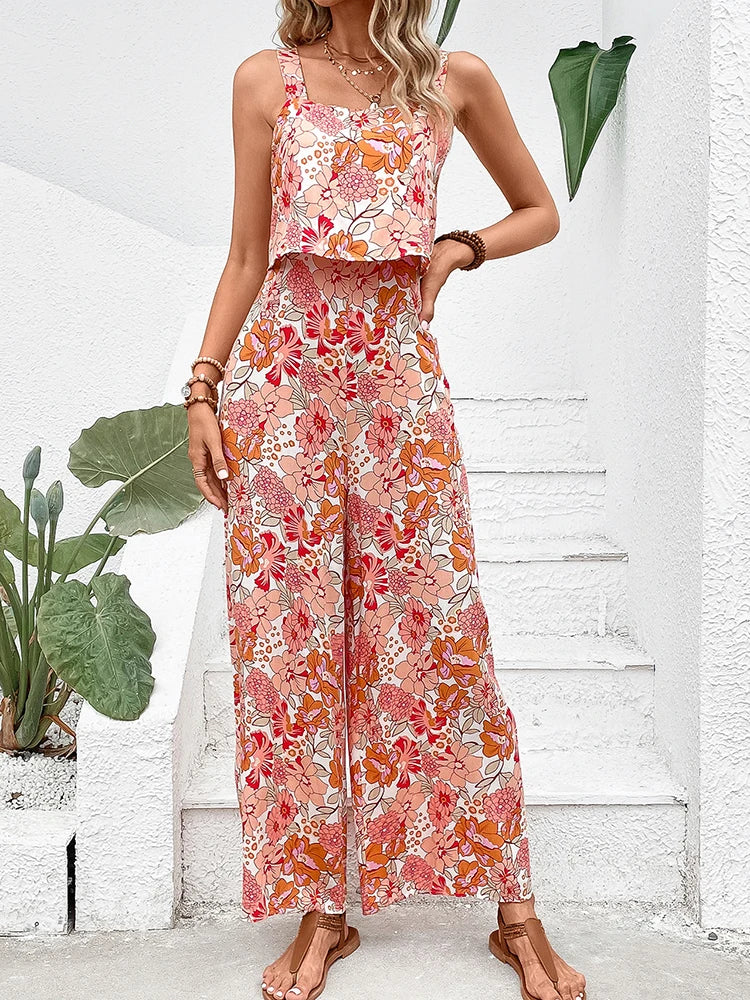 Elegante Lange Jumpsuit voor Dames Avondkleding