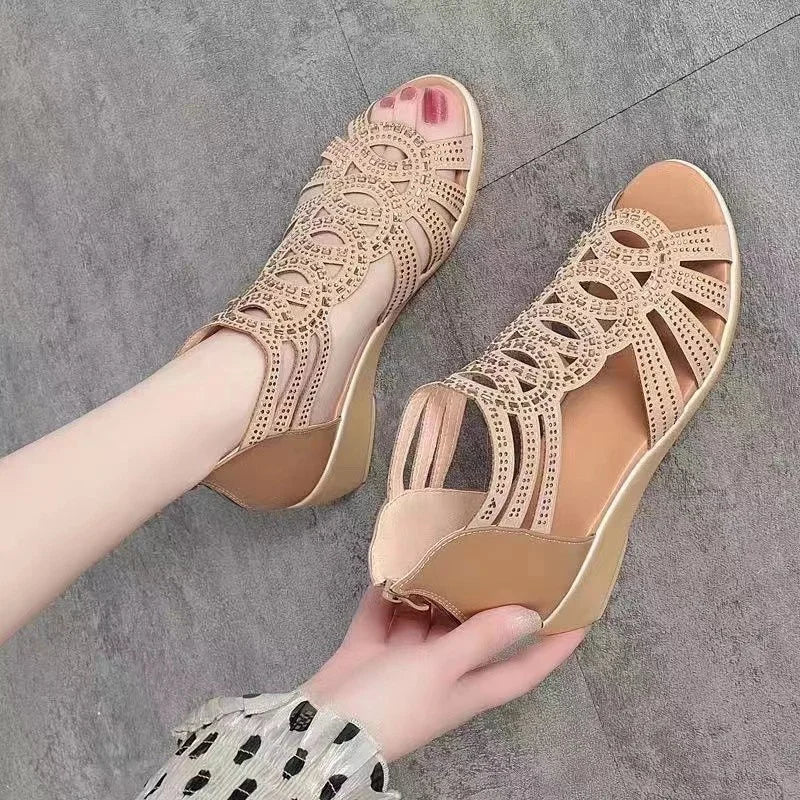 Zomer Wedge Sandalen voor Vrouwen Comfortabel - StudioMarella