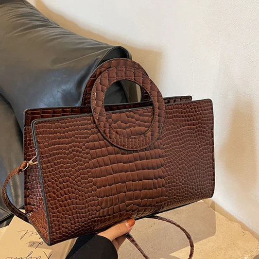 Luxe Handtas van Krokodillenleer Stijlvol en Elegант - StudioMarella