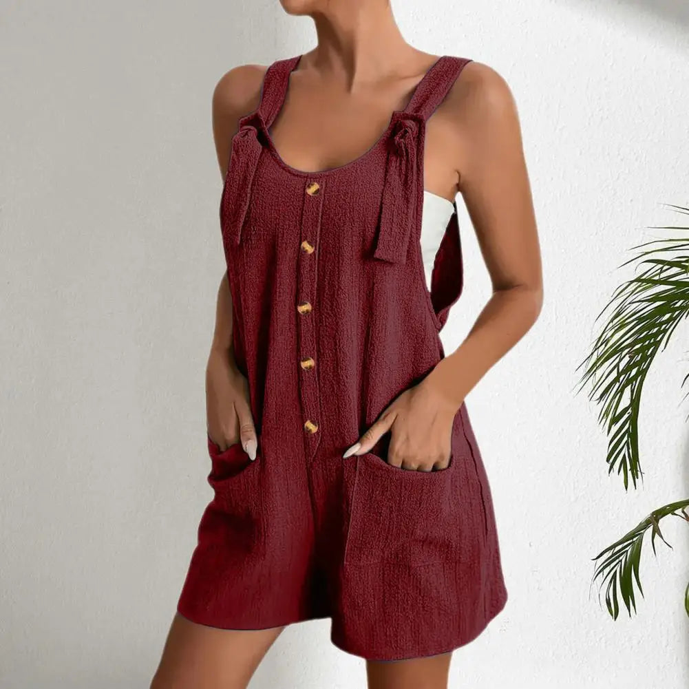 Vrouwelijke Romper Jurk Korte Broek Zomerse Zomerkleding - StudioMarella
