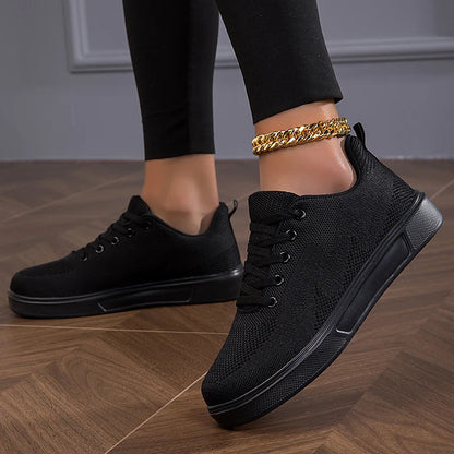 Zwarte Sneakers voor Dames en Heren Leer
