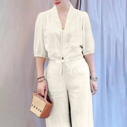 Vrouwelijke Mode Set Elegant en Chic