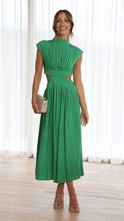 Vrouwelijke Zomerjurk Midi Jurk Elegante Mode