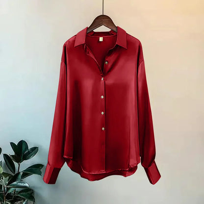 Koreaans Shirt Lange Mouwen Zacht Knit