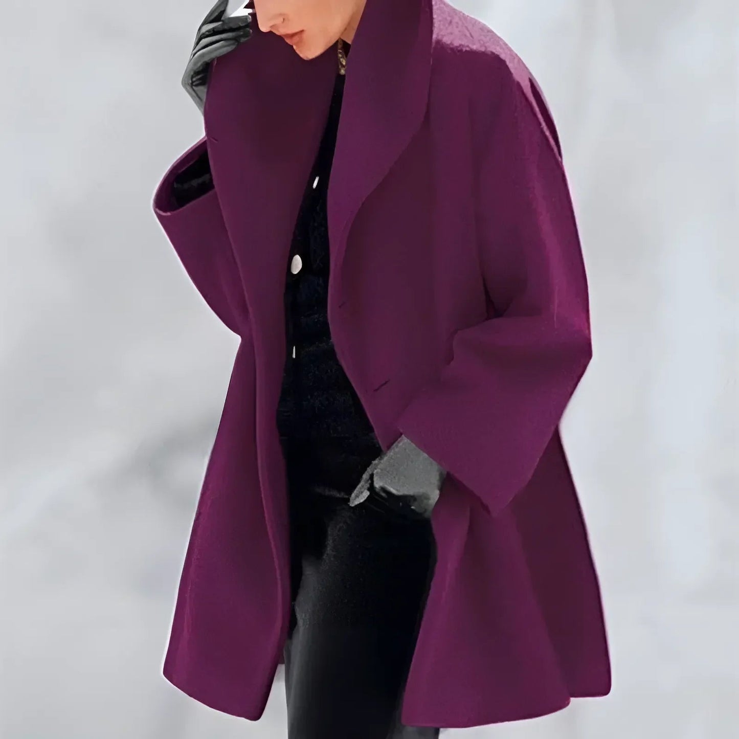 Dames Winterjas Warm en Oversized met Capuchon
