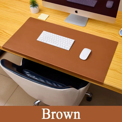 Ergonomische Bureaumat met Polssteun 60-90cm – Antislip Kunstleren Deskpad voor Gaming & Thuiswerken