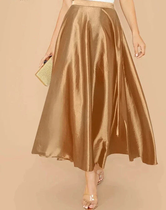 Elegante Lange Jurk Zwart Rok voor Vrouw - StudioMarella
