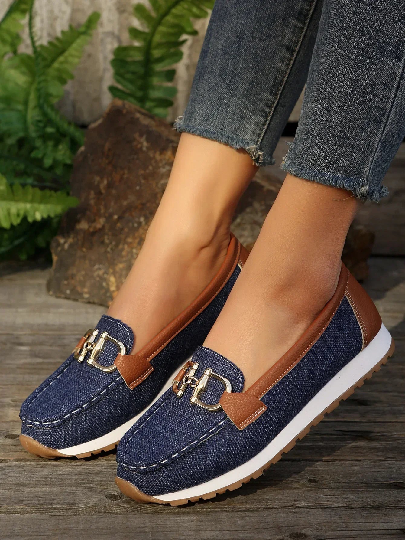 Dames Schoenen Casual Stoffen Loop schoenen