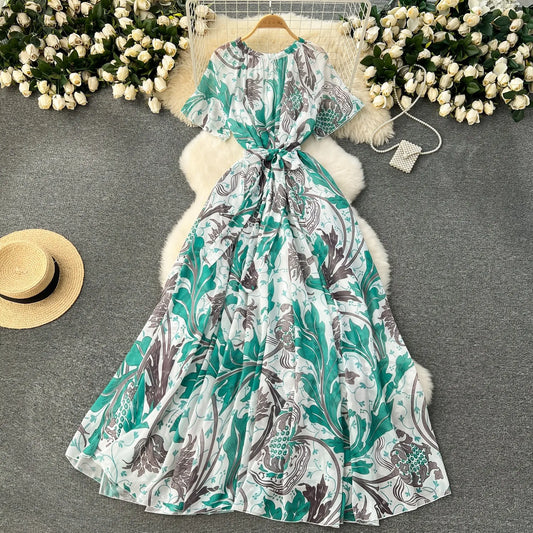 Bloemenjurk Elegante Vrouwelijke Zomerjurk - StudioMarella