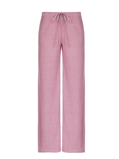 Dames Broek Oversized Blauwe Streepjesbroek