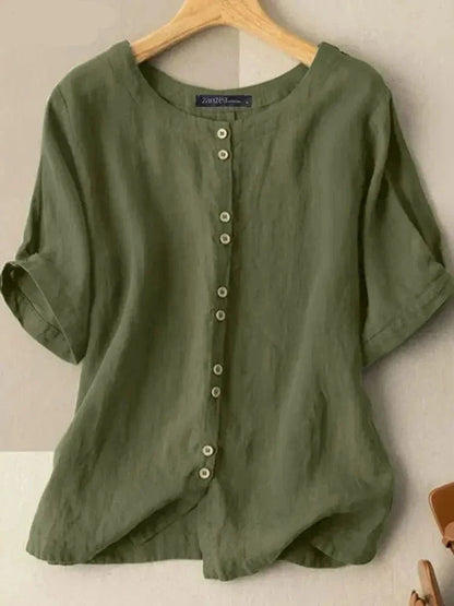Vrouwelijke Zomerse Tuniek Losse Top Casual Kleding