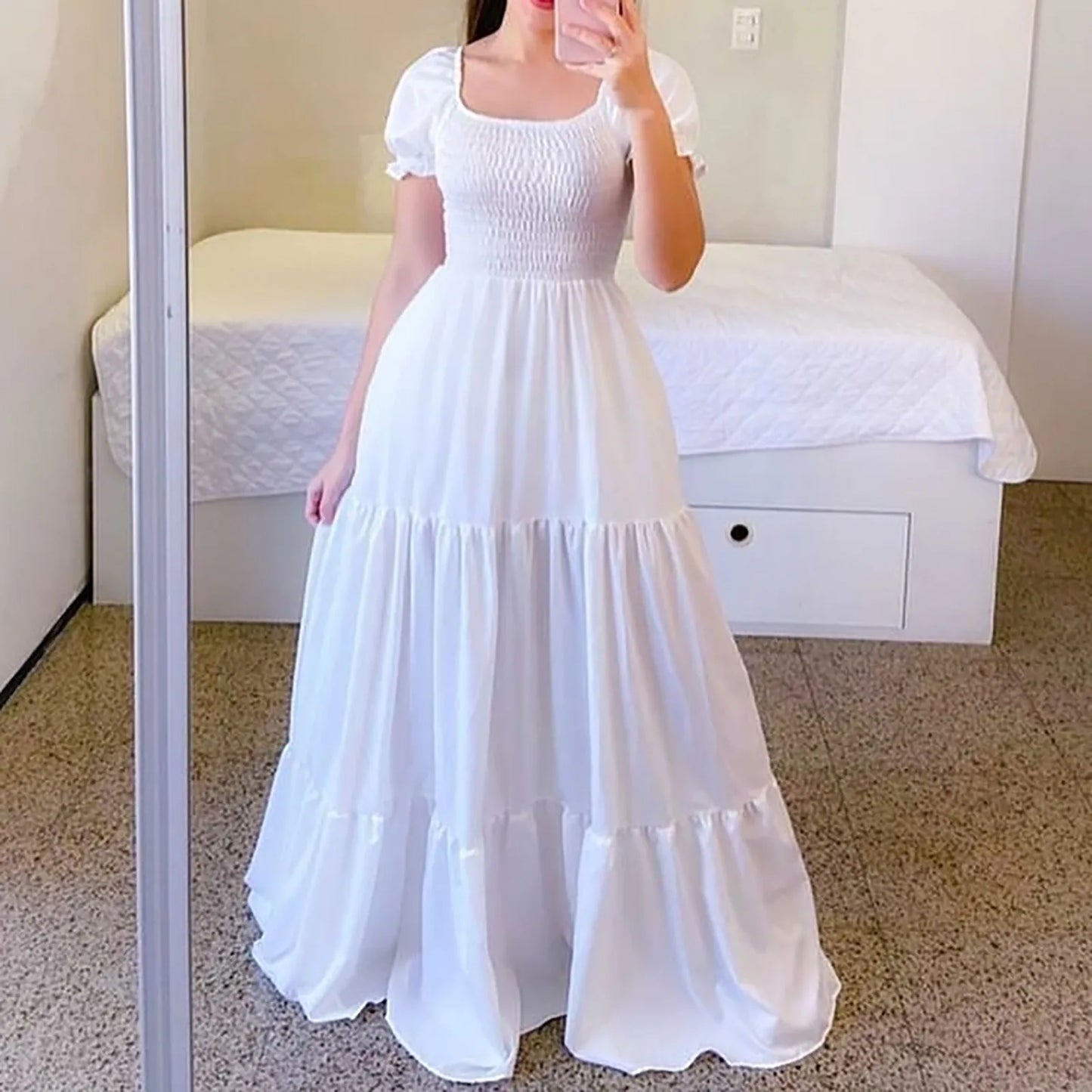 Maxi Jurk Zomer Chic Lange Vrouwelijke Jurk - StudioMarella