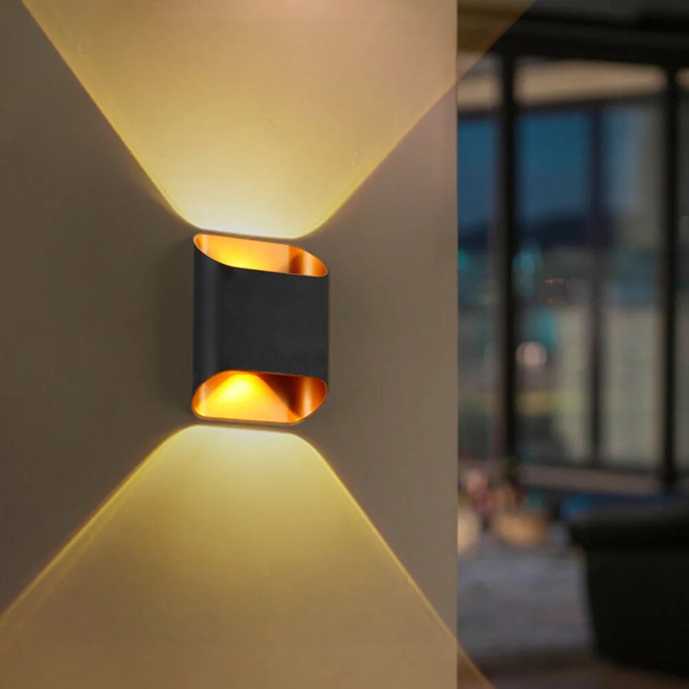 Moderne LED Buitenwandlamp IP65 Waterdicht – Stijlvolle Tuinverlichting voor Gevel & Terras