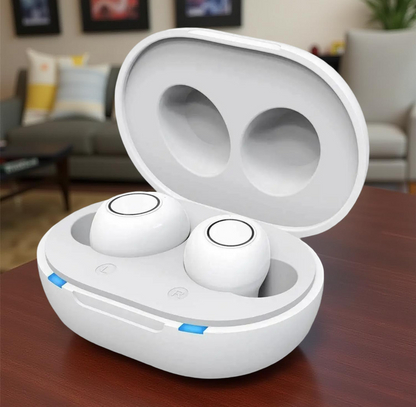 Draadloze Hoorversterker met Bluetooth & App-Bediening – Oplaadbare In-Ear Hoorondersteuning met Oplaadcase