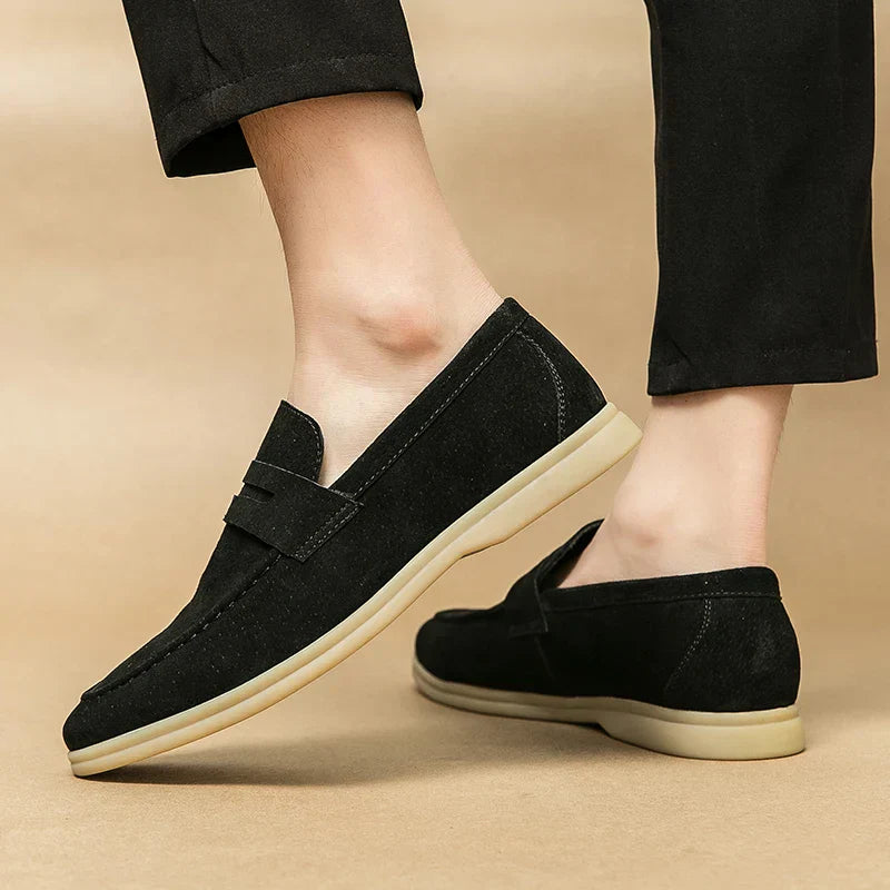 Leren Mocassino Schoenen Italiaanse Stijl