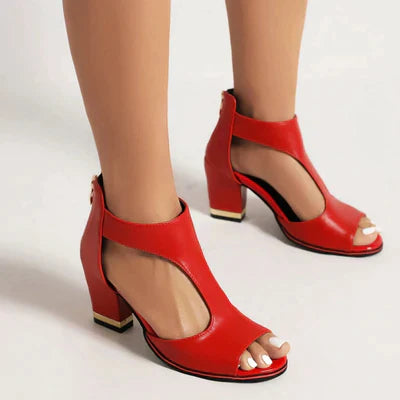 Comfort Sandalen met Glimmende Bergen Design