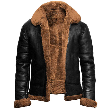 Leren Winterjas Waterdicht Warme Rivi Jas