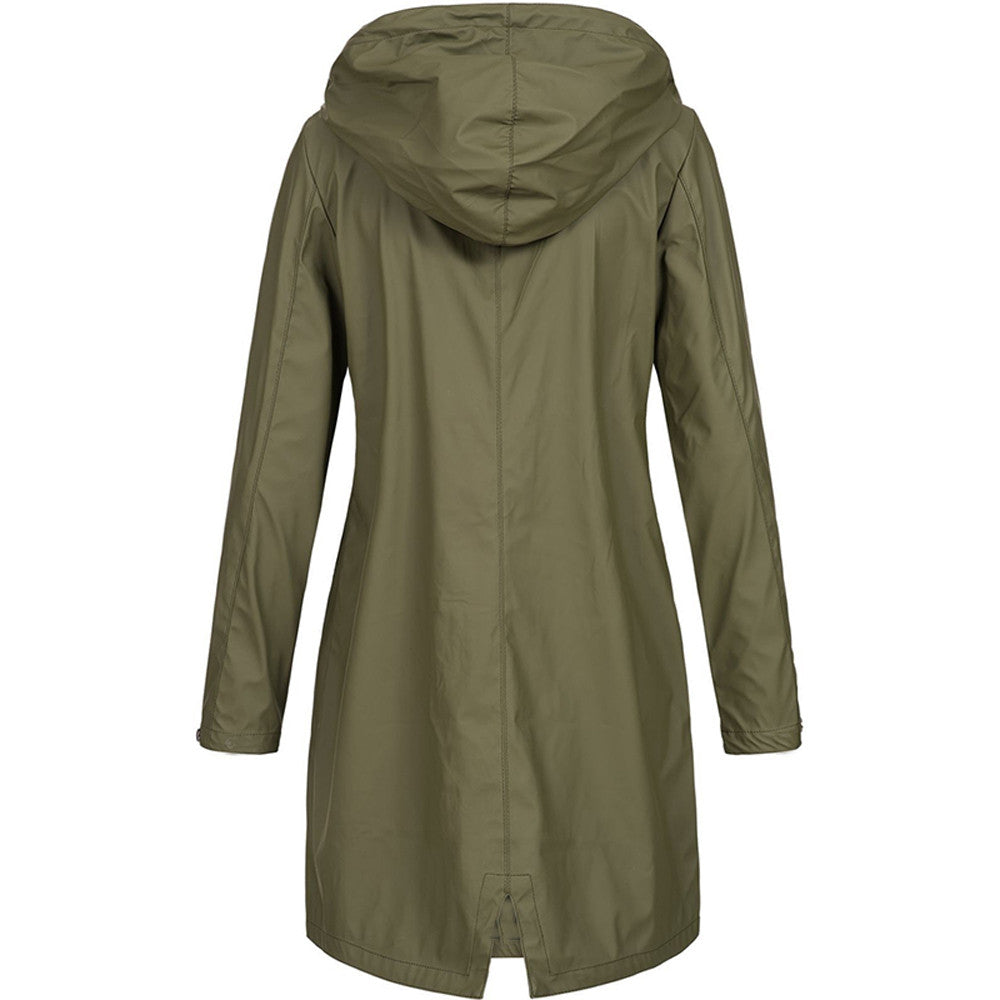 Dames Regenjack Waterdicht Modern Design