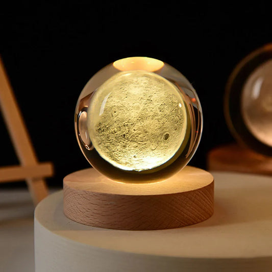 3D Galaxy Bol Nachtlampje met USB-voeding – Hemelsfeer voor Kinderkamer en Slaapkamer
