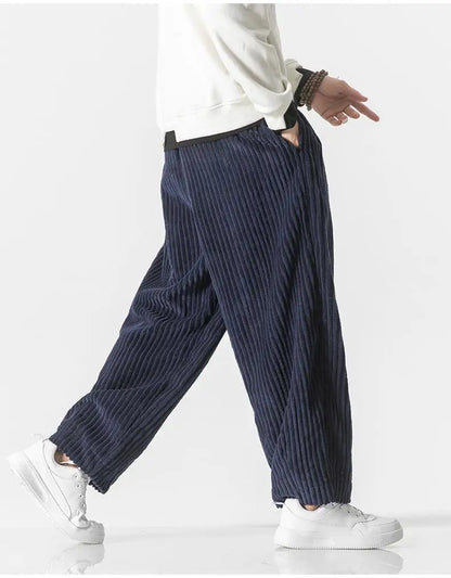 Heren Joggingbroek Ribgebreid Relaxed Fit Elastisch