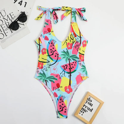 Vrouwelijk Badpak Veelkleurig Zwemkleding