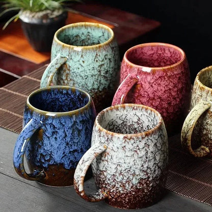 Keramische Koffiemok met Artisanale Afwerking – Tijdloze Elegantie voor Dagelijks Gebruik