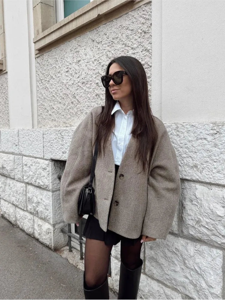 Oversized Blazer Comfortabel Modern Minimalistisch