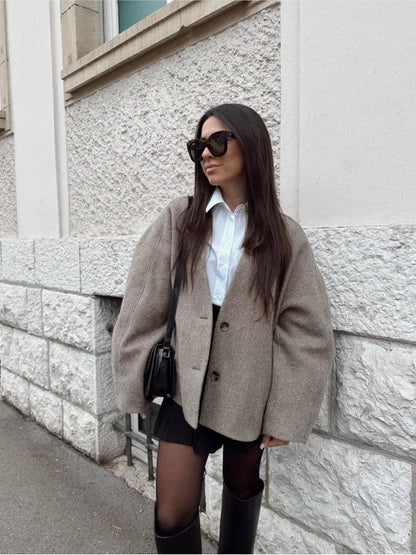 Oversized Blazer Comfortabel Modern Minimalistisch