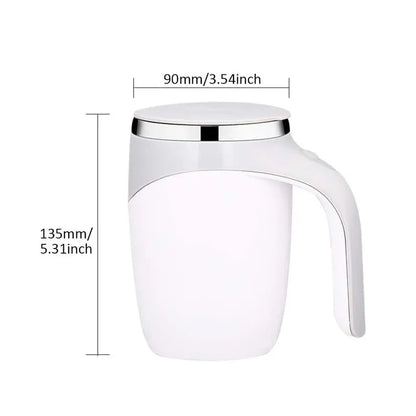 Zelfroerende Thermosbeker 400ml – Automatisch Mixende Reisbeker met Verwarmfunctie
