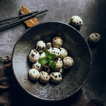 Ramenkom keramiek 18 cm Japans design soepkom noedelkom rijstkom servies keuken handgemaakt