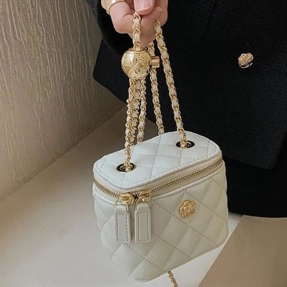 Luxe Ruit Schoudertas voor Dames Leer - StudioMarella