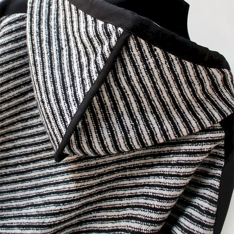 Dames Hoodie Gestreept Zacht en Comfortabel