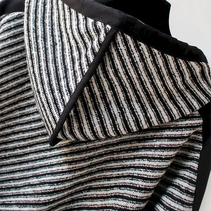 Dames Hoodie Gestreept Zacht en Comfortabel